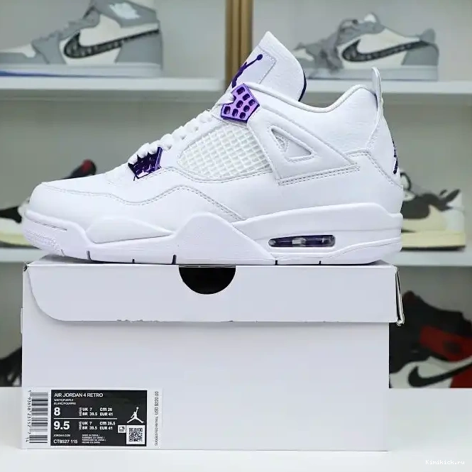 4 METALLIC AIR JORDAN Kimikick PURPLE 0616